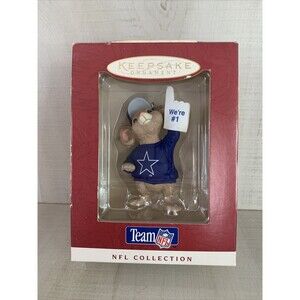 Hallmark Keepsake Ornament Dallas Cowboys 1996 Team NFL Vintage Football NEW